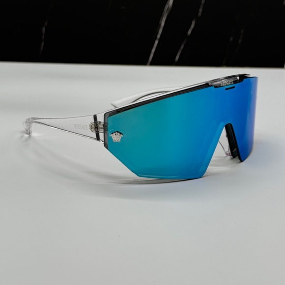 NEW VE4461 148/6V VERSACE CLEAR MOD 4461 148/6V WOMEN SUNGLASSES VE4461 1486V - Picture 12 of 16